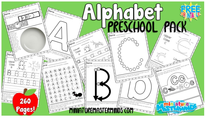 Free ABC Workbook 幼兒26字母練習學...